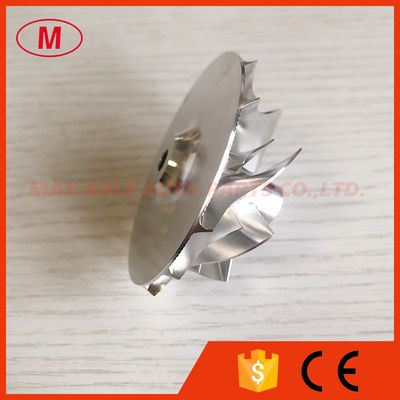 B03G 46.40/60.00mm 7+7 blades high performance turbocharger billet/milling/aluminum 2618 compressor wheel