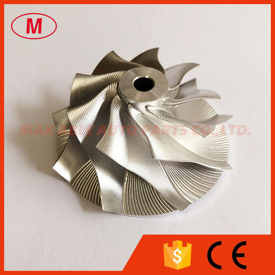 TD04HL 39.60/51.00mm 9+0 blades point milling snake curve turbo milling/aluminum 2618/billet compressor wheel