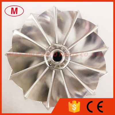 GT5534 115.00/152.00mm 13+0 blades high performance Bullet Head Turbo aluminum 2618/milling/billet compressor wheel
