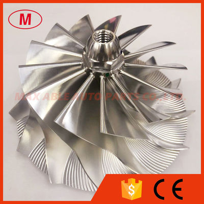 GT5534 115.00/152.00mm 13+0 blades high performance Bullet Head Turbo aluminum 2618/milling/billet compressor wheel