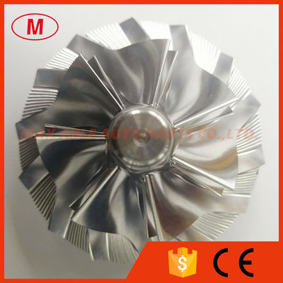 GTA40 Forward 54.40/82.26mm 7+7 blades turbo milling/aluminum 2618/billet compressor wheel for 17201-E0432