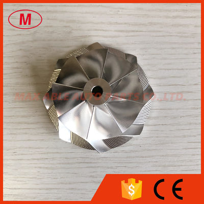 GTX3071 GEN ll forward 8+0 blades 54.06/71.40mm point milling turbo billet/milling/aluminum 2618 compressor wheel