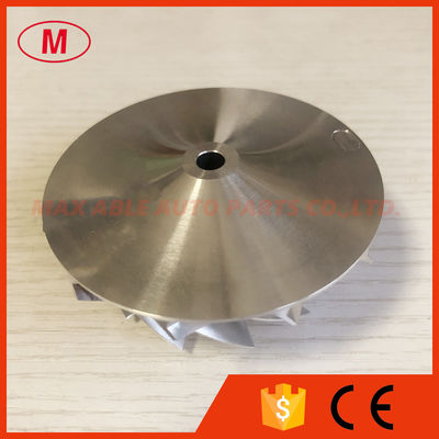 T04S 58.47/76.07mm 11+0 blades turbo billet/milling/aluminum 2618 compressor wheel for Racing