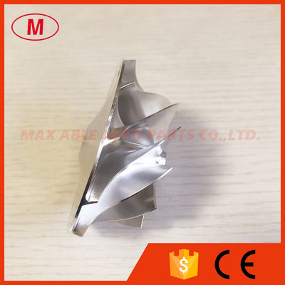 T04S 58.47/76.07mm 11+0 blades turbo billet/milling/aluminum 2618 compressor wheel for Racing
