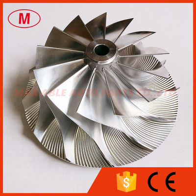 T72 87.97/121.00mm 13+0 blades turbo milling/aluminum 2618/billet compressor wheel