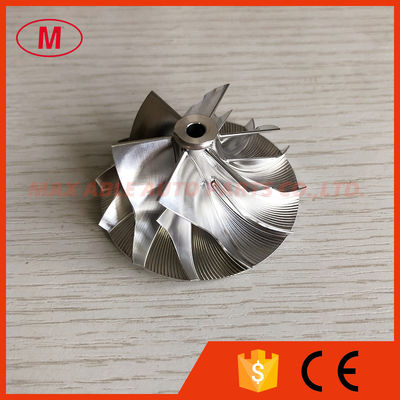K04 5306-123-2035 41.65/56.8mm 6+6 blades high performance turbocharger milling/aluminum 2618 /billet compressor wheel