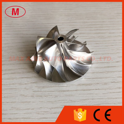 TD04HL 16T 49189-00016 43.43/56.02mm 6+6 blades high performance Turbo milling/aluminum 2618/billet compressor wheel