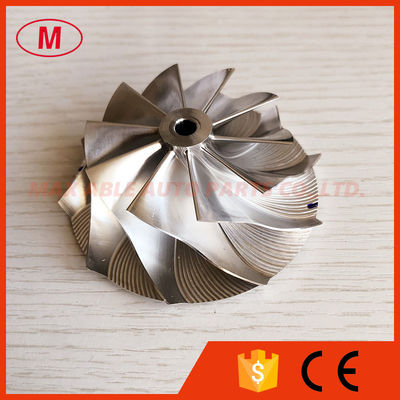 TD04HL forward 50.38/68.00mm 10+0 blades  high performance turbo milling/Billet compressor wheel