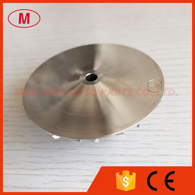 TF035 6+6 blades 38.00/59.00mm Turbo milling/aluminum 2618/billet compressor wheel for 49135-05671/320D Upgrade