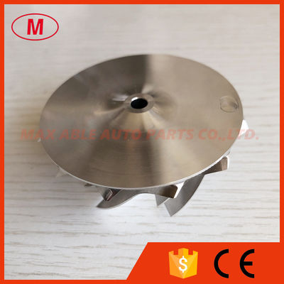 RHF5 reverse 6+6 blades 48.50/60.50mm high performance for turbo milling/aluminum 2618/billet compressor wheel