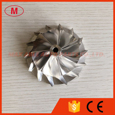 TD06 62.30/86.15mm 7+7 blades forward high performance turbo milling/aluminum 2618 /billet compressor wheel for Racing