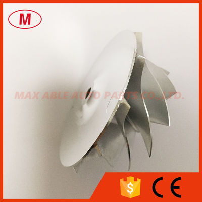 TD04H reverse 44.47/56.00mm 11+0 blades high Performance turbo milling/aluminum 2618/billet compressor wheel