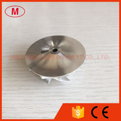 KP39 35.99/48.00mm 6+6 blades turbo milling/aluminum 2618/billet compressor wheel