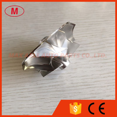 RHF55 forward 46.50/60.00mm 7+7 blades Point milling high performance milling/aluminum 2618/billet compressor wheel