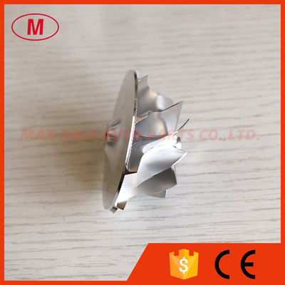 GT12 36.35/49.00mm 10+0 blades high performance Turbo milling/aluminum 2618/billet compressor wheel