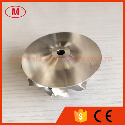 TB25 46.50/60.13mm 10+0 blades turbo milling/aluminum 2618/billet compressor wheel