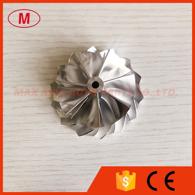 K04 reverse 51.03/61.98mm 7+7blades turbo aluminum 2618/milling/ billet compressor wheel for turbo
