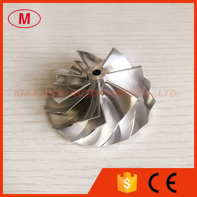 K04 reverse 51.03/61.98mm 7+7blades turbo aluminum 2618/milling/ billet compressor wheel for turbo
