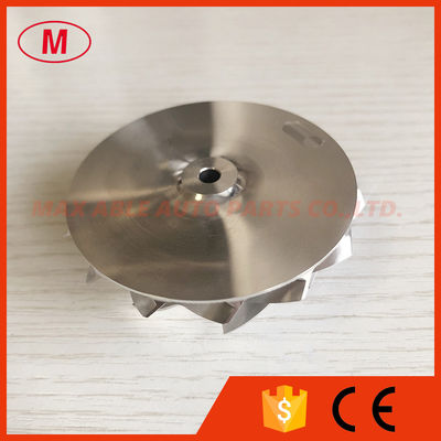 K04 reverse 51.03/61.98mm 7+7blades turbo aluminum 2618/milling/ billet compressor wheel for turbo