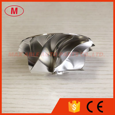 RHF5 reverse 54.50/70.00mm 7+7 blades High performance Turbo milling/aluminum 2618/billet compressor wheel