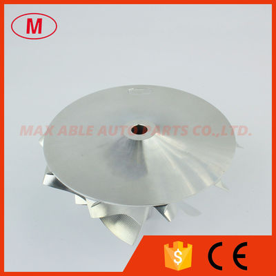 GTX3071 54.70/72.00mm 5+5 blades high performance point milling turbo milling/aluminum 2618/billet compressor wheel