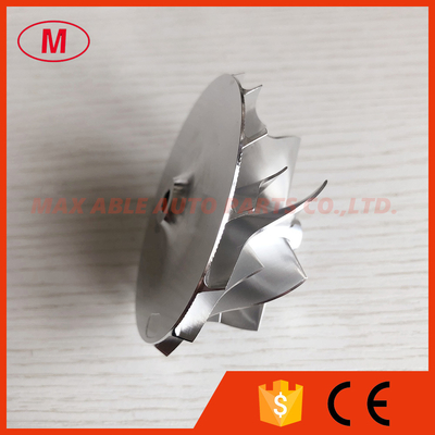 B03G 53.90/67.00mm 1862-123-2001 6+6 blades turbo milling/aluminum 2618/billet compressor wheel for  Audi TTRS 8S