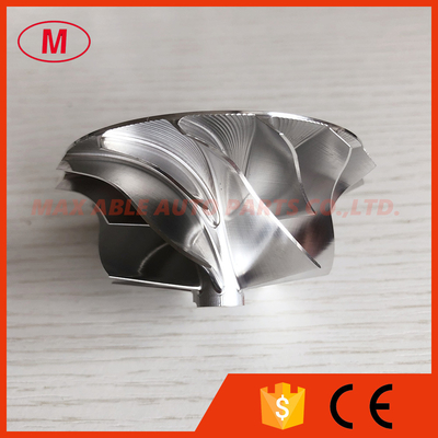 B03G 53.90/67.00mm 1862-123-2001 6+6 blades turbo milling/aluminum 2618/billet compressor wheel for  Audi TTRS 8S