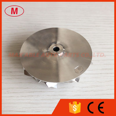 K16 51.03/61.98mm 9+0 blades high performance turbo aluminum 2618/milling billet compressor wheel for turbo