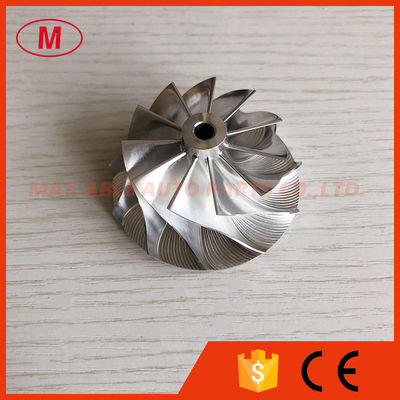 GTA15-25 43.00/56.03mm 11+0 blades turbo milling/aluminum 2618/billet compressor wheel