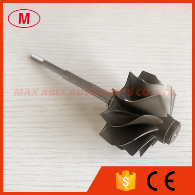 GT2835R 51.80/56.55mm 10 blades ball bearing turbo turbine wheel shaft / turbine shaft&whe