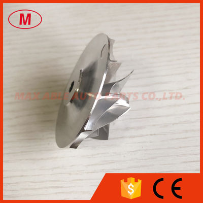 TA31 409096-0014 6207-81-8130 42.55/60.25mm 6+6 blades turbo milling/aluminum 2618/billet compressor wheel for  KOMATSU