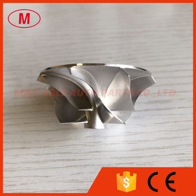 KP39 5443-123-2023 33.50/46.00mm 4+4 blades high performance turbo milling/billet compressor wheel for 5439-970-0065