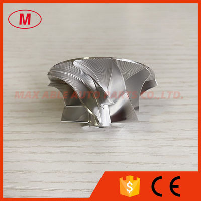 GT15-25 34.70/49.00mm 5+5blades 717694-0017 1102-017-403 Turbo Aluminum 2618 /milling/billet compressor wheel for 740080