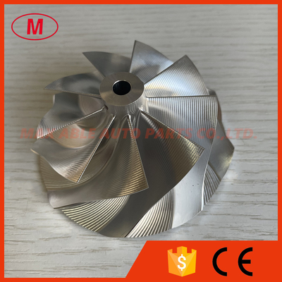 G35-1050 reverse 68.07/84.45mm 9+0 Blades point milling turbo aluminum 2618/billet compressor wheel for 880695-5002S
