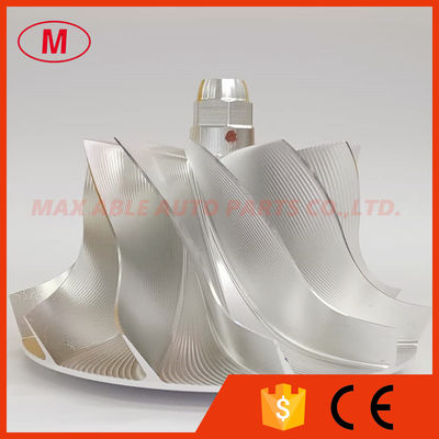 HX40 60.00/85.00mm 11+0 blades point milling high performance Turbocharger milling/Aluminum 2618/billet compressor wheel