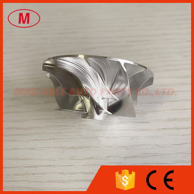TF035 13T 38.35/51.00mm 6+6 blades turbocharger milling/aluminum 2618/billet compressor wheel