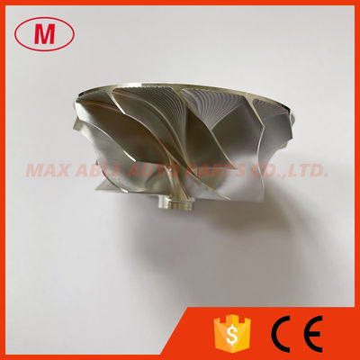 T3 51.00/65.50mm 6+6 blades Turbo Aluminum 2618/milling/billet compressor wheel
