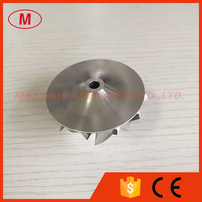 RHF5 reverse 37.18/47.95mm 6+6blades high performance turbo milling/aluminum 2618/billet compressor wheel for 06K145713J