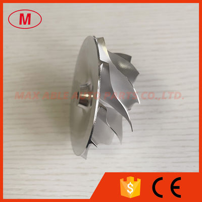 RHF5 reverse 57.00/70.00mm 11+0 blades Point Milling, Snake Curve aluminum 2618/milling/billet compressor wheel