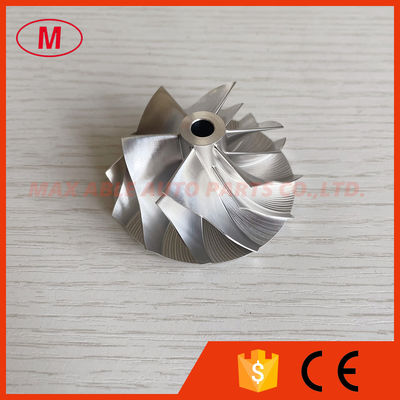 GT2554R 445347-0016F 42.12/54.39mm 6+6 blades performance Turbocharger milling/aluminum 2618/billet compressor wheel