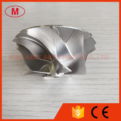 GT2554R 445347-0016F 42.12/54.39mm 6+6 blades performance Turbocharger milling/aluminum 2618/billet compressor wheel