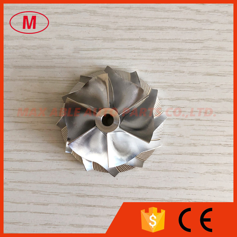 TF035HL12b 40.00/51.00mm 6+6blades high performance turbo milling/Aluminum 2618/billet compressor wheel for 1515A295