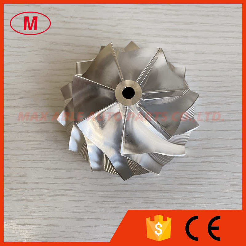 GT3582 61.33/82.00mm 7+7 blades high performance Turbocharger aluminum 2618/milling/billet compressor wheel for racing