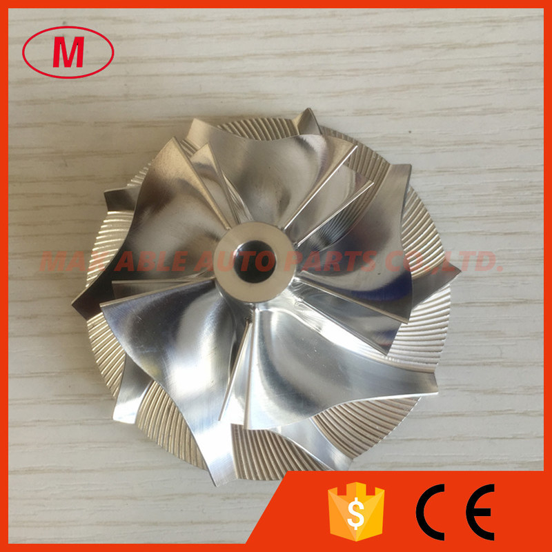 HX35 3599649/4035699 53.91/78.00mm 5+5 blades performance racing billet compressor wheel