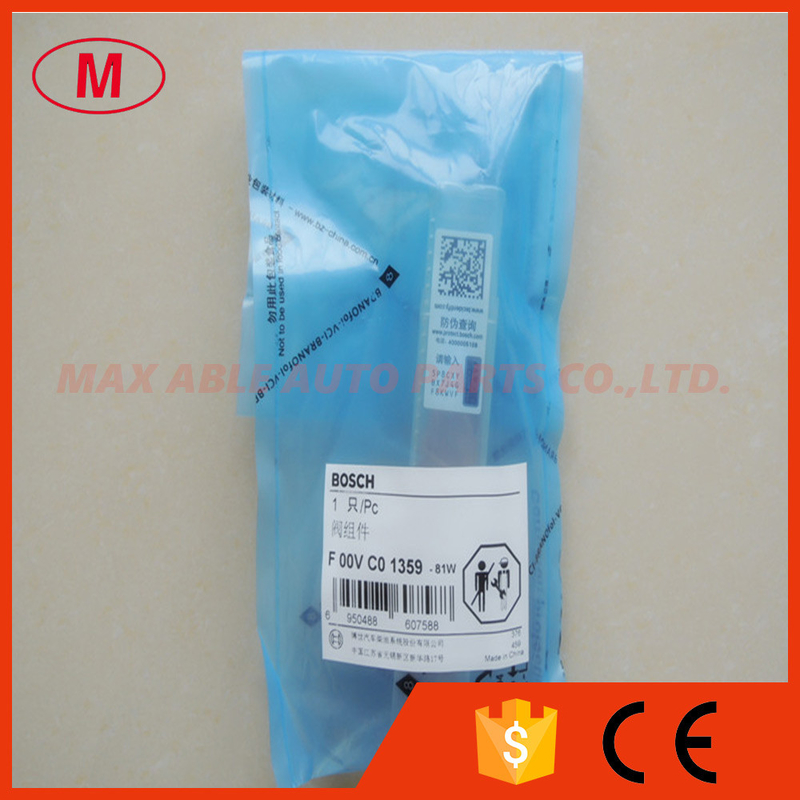 F00VC01359 original common rail injector control valve for 0445110293, 0445110305, 0445110