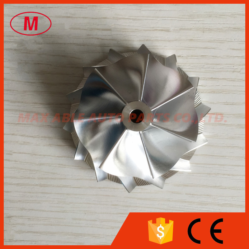 TD04HL 19T 46.02/58.00mm 7+7 blades 49189-X performance Turbo milling/billet compressor wheel