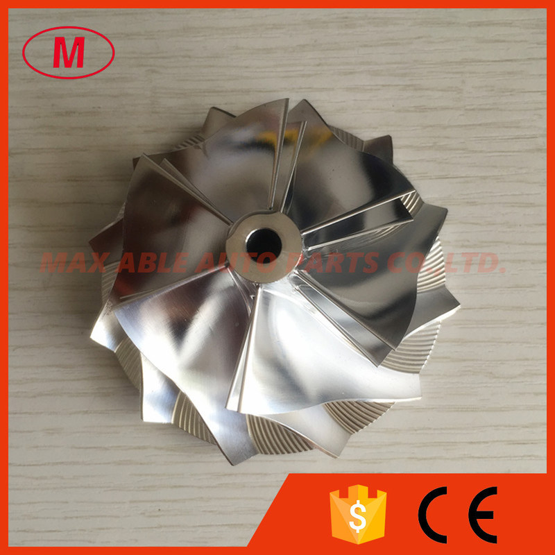 TD05H 20G upgrade/25G 60.50/78.00mm 6+6 blades performance tapered tip angle:30 degree Turbo Billet compressor wheel