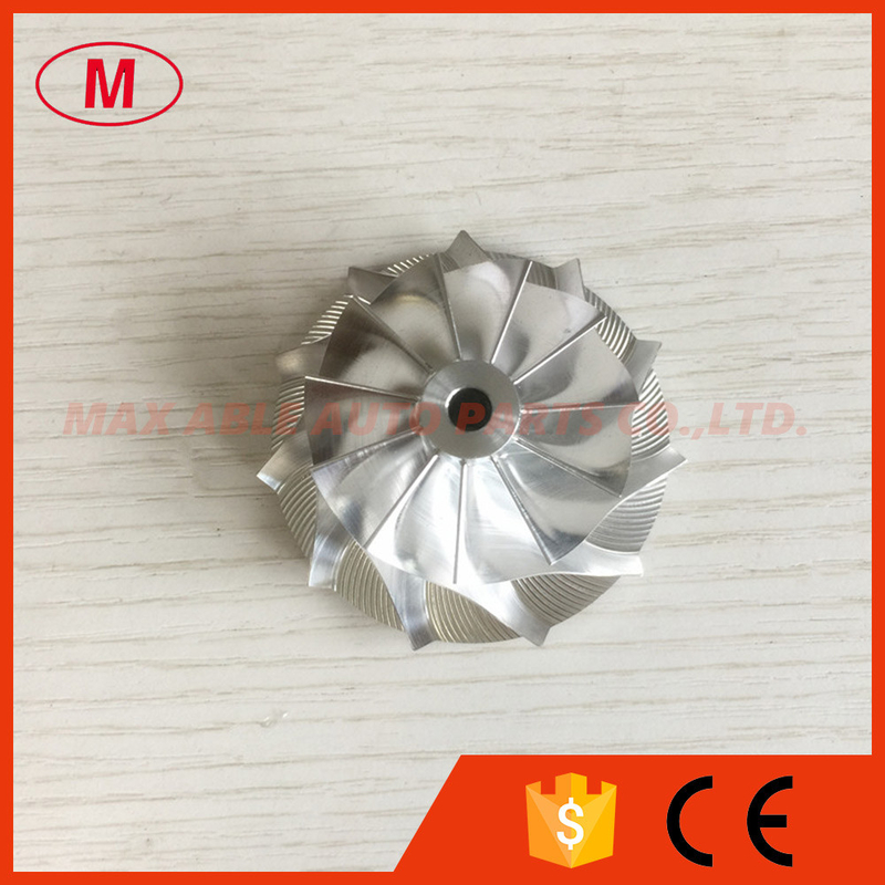 CT10 17291-0L020 upgrade 40.10/54.96mm 11+0 blades turbo milling/billet compressor wheel