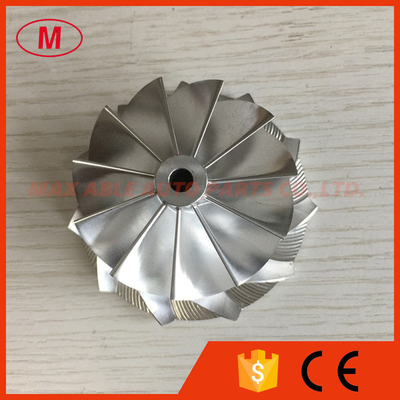 RHF5 11+0 blades 49.60/62.00mm performance turbocharger milling/billet compressor wheel