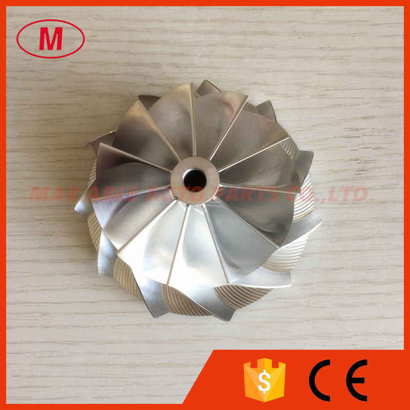 TD05H 20G upgrade/ 25G 60.50/78.00mm High performance 11+0 blades Turbo Billetmilling/aluminum 2618 compressor wheel